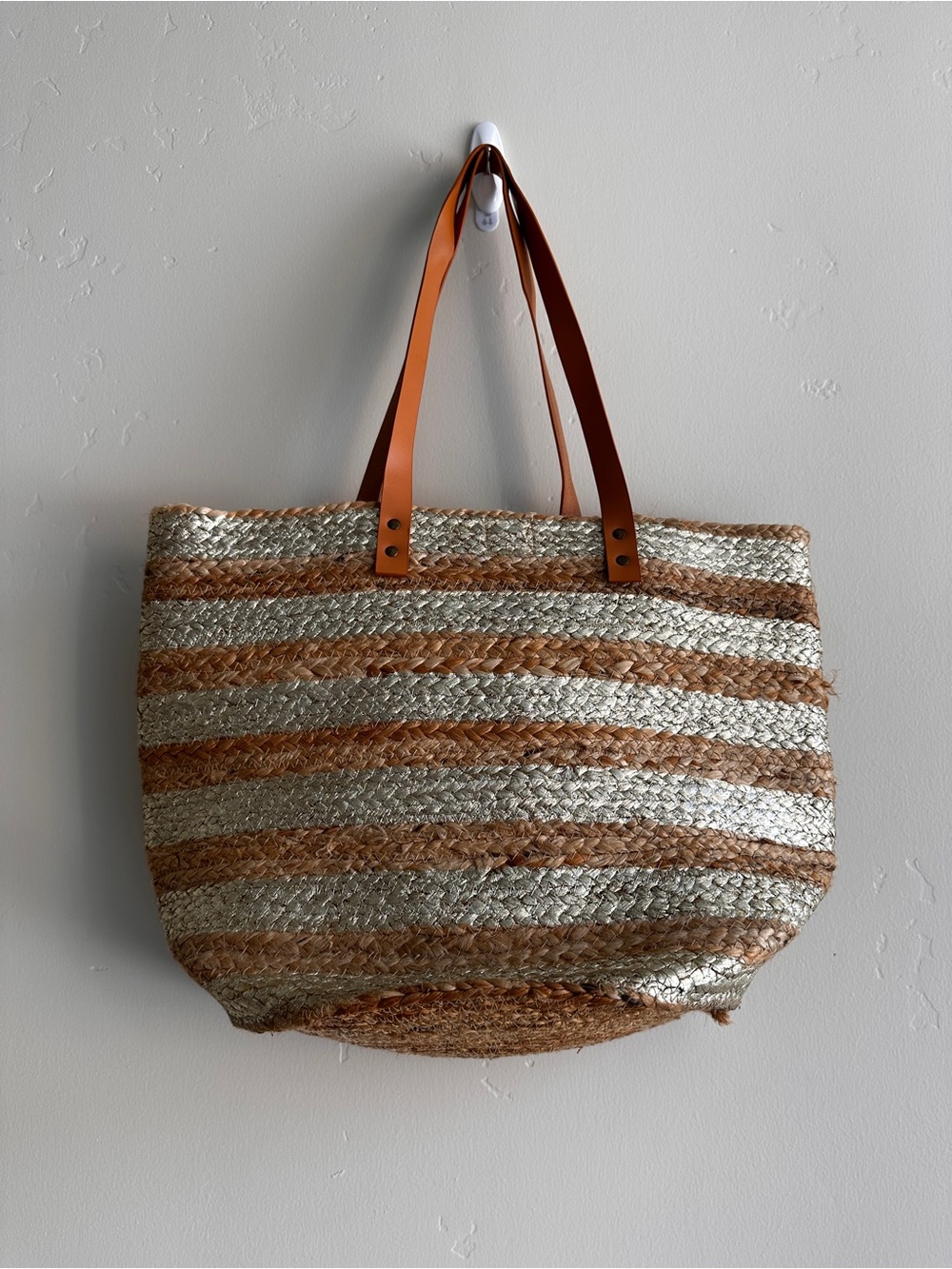 NEW JUTE TOTE BAG NATURAL WOVEN BAG